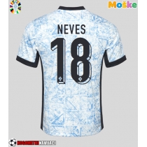 Moške Nogometnih dresov Portugalska Ruben Neves #18 Gostujoči EP 2024 Kratki rokavi